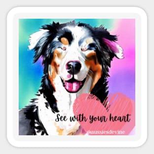 See With Your Heart - Home Goods and Cases Sticker